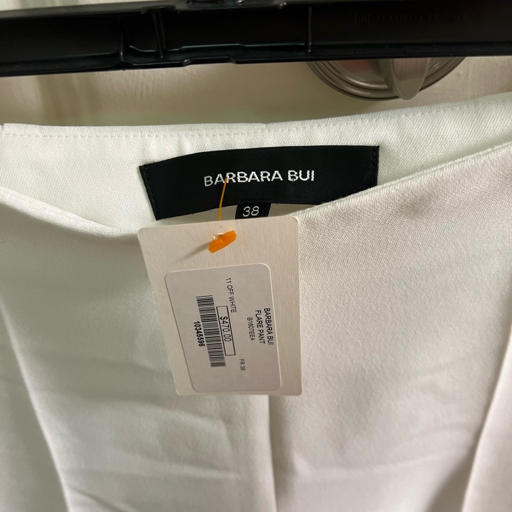 NWT Barbara Bui white pants FR 38/ US 4